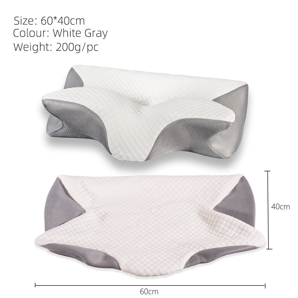 Almohada Cervical Premium Ergonómica con Diseño Contorneado Tipo Mariposa