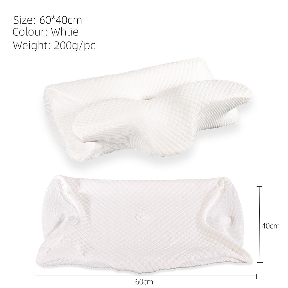 Almohada Cervical Premium Ergonómica con Diseño Contorneado Tipo Mariposa