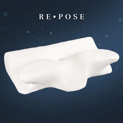 Almohada Cervical Premium Ergonómica con Diseño Contorneado Tipo Mariposa